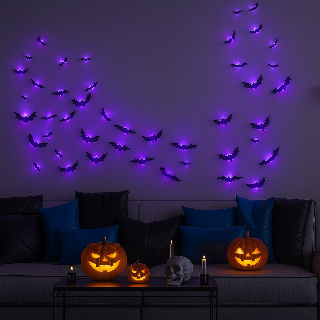 Halloween BatLights™ | Verander je muren in een vleermuizengrot