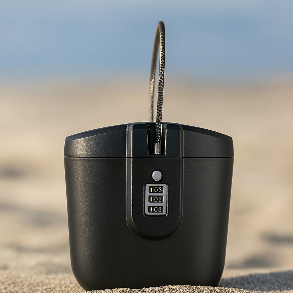 StrandKluisje™ | Bescherm je Waardevolle Spullen Waar Je Ook Gaat