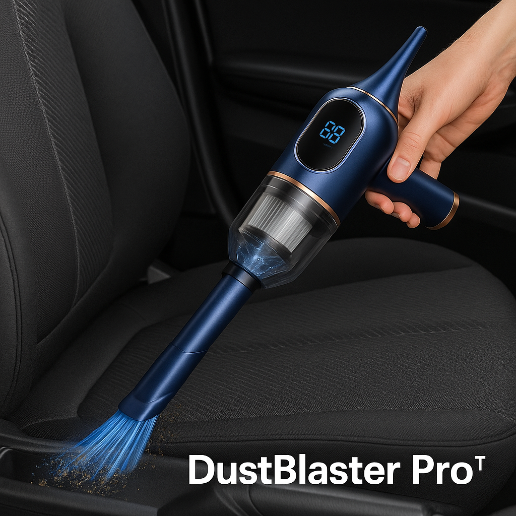 DustBlaster Pro™| Krachtig en draadloos schoonmaken overal