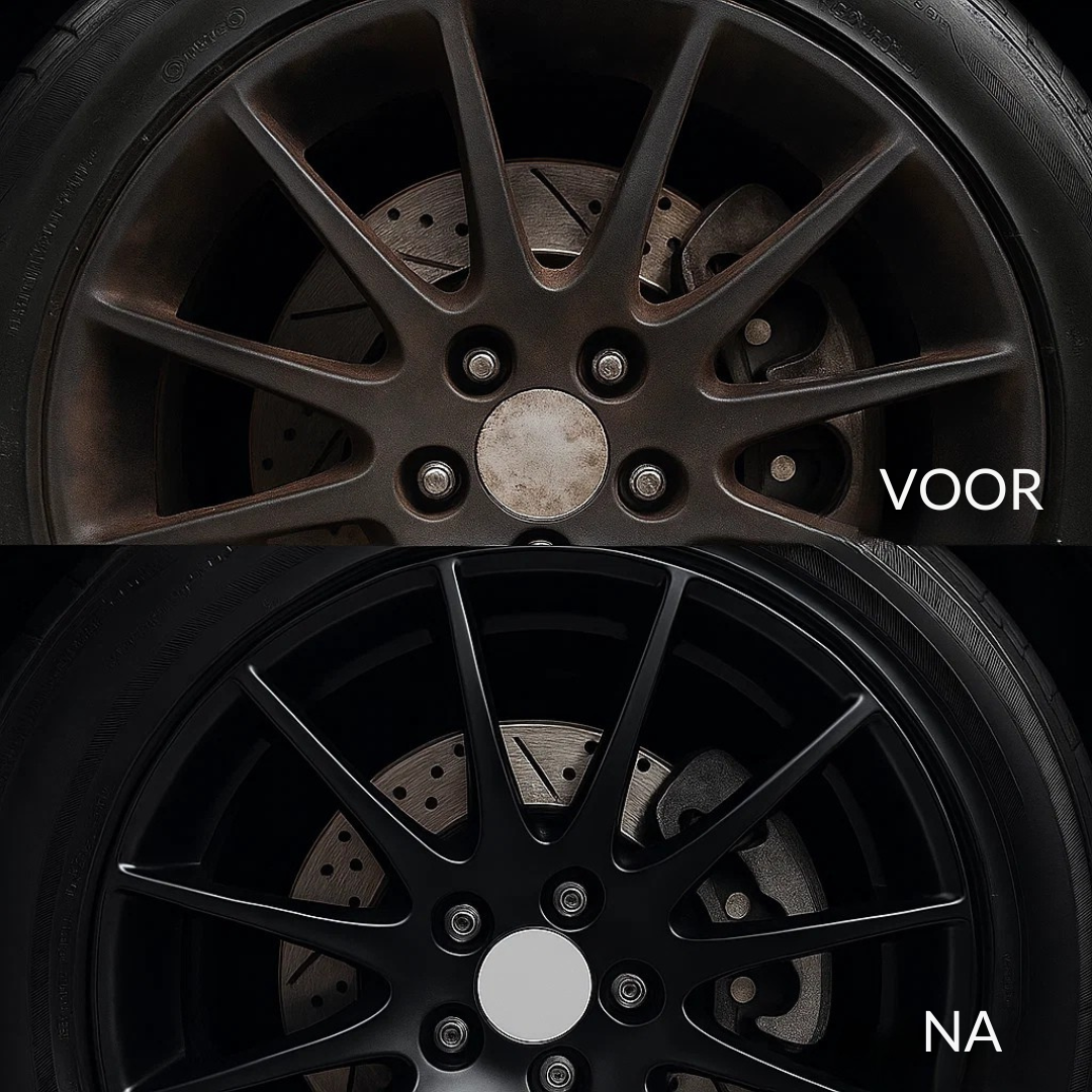 VelgenMonster™ | Breekt vuil en aanslag van de weg onmiddellijk af