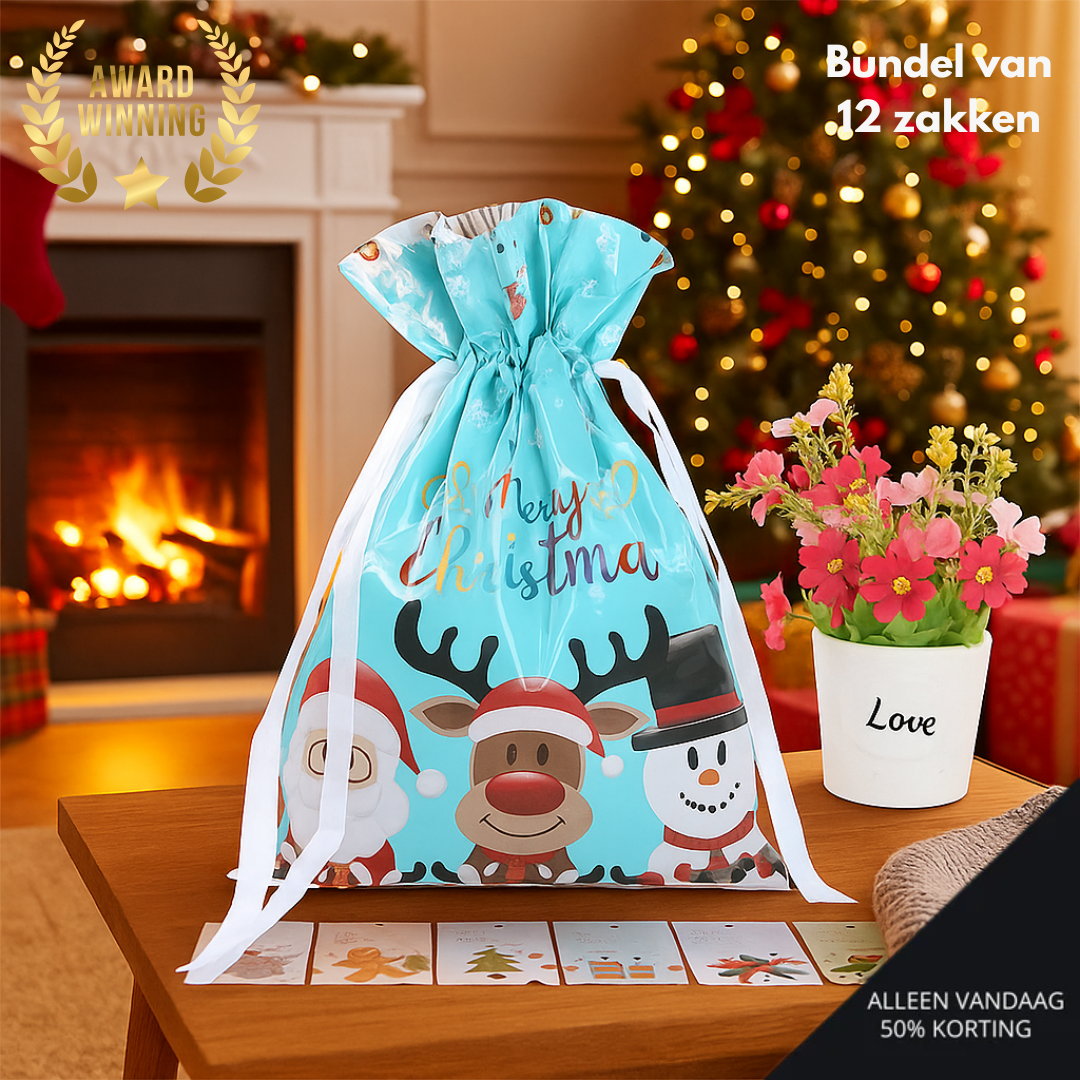 SantaBags™ | Brengt direct feestelijke sfeer aan elk cadeau