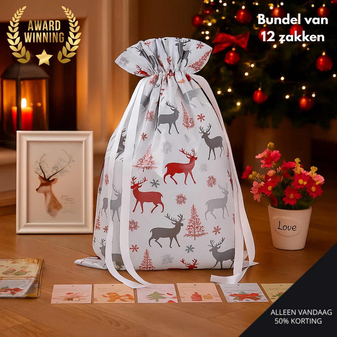 SantaBags™ | Brengt direct feestelijke sfeer aan elk cadeau