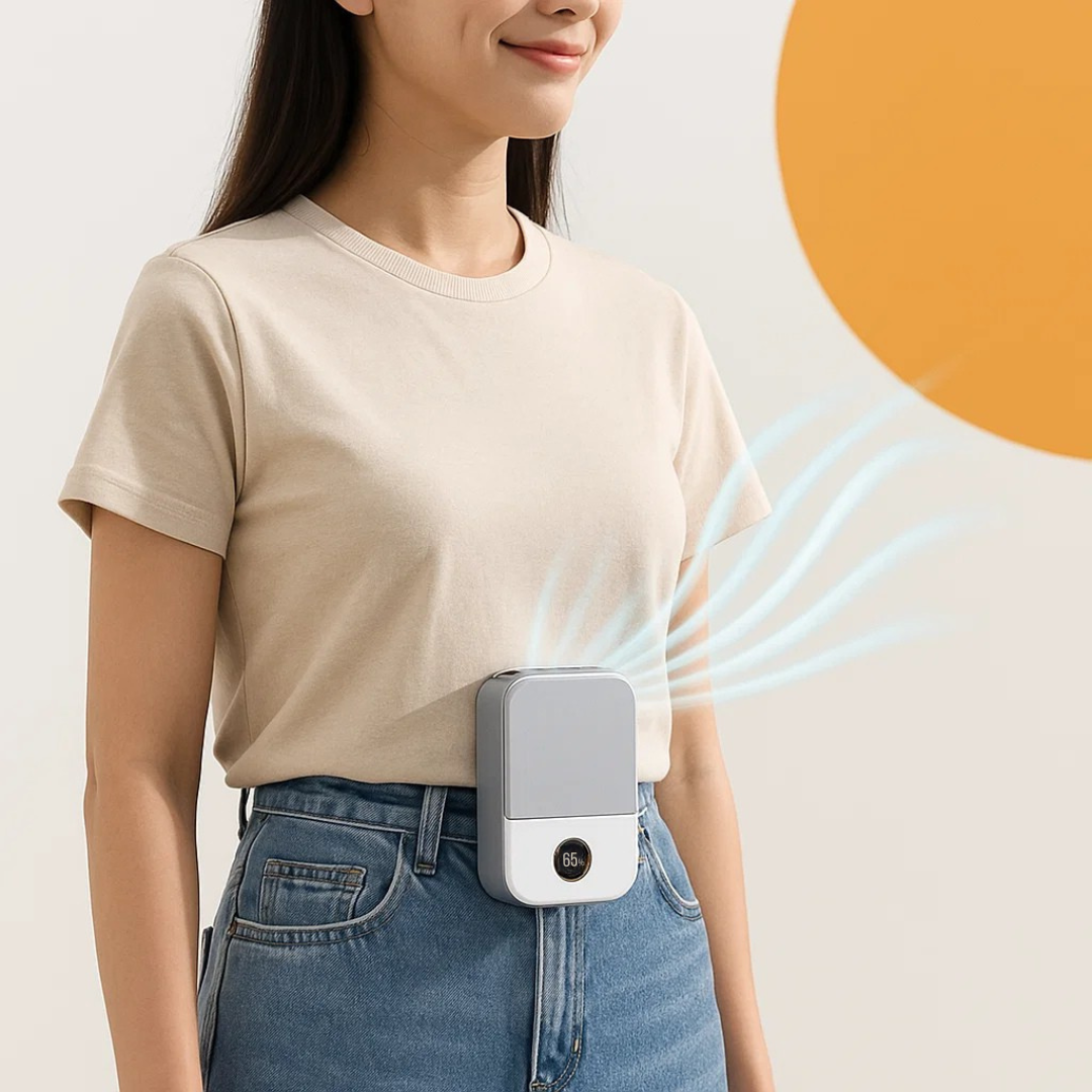 WaistBreeze™ | Handsfree Verkoeling, Waar je Ook Gaat