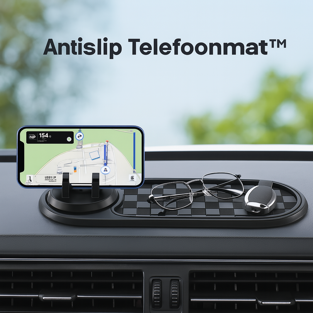 Antislip Telefoonmat™| Nooit meer rondslingerende spullen in je auto