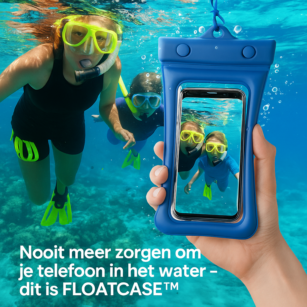 FloatCase™| Nooit meer zorgen om je telefoon in het water