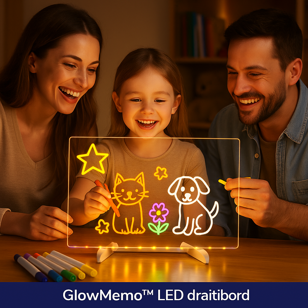 GlowMemo™| Magisch tekenen met licht