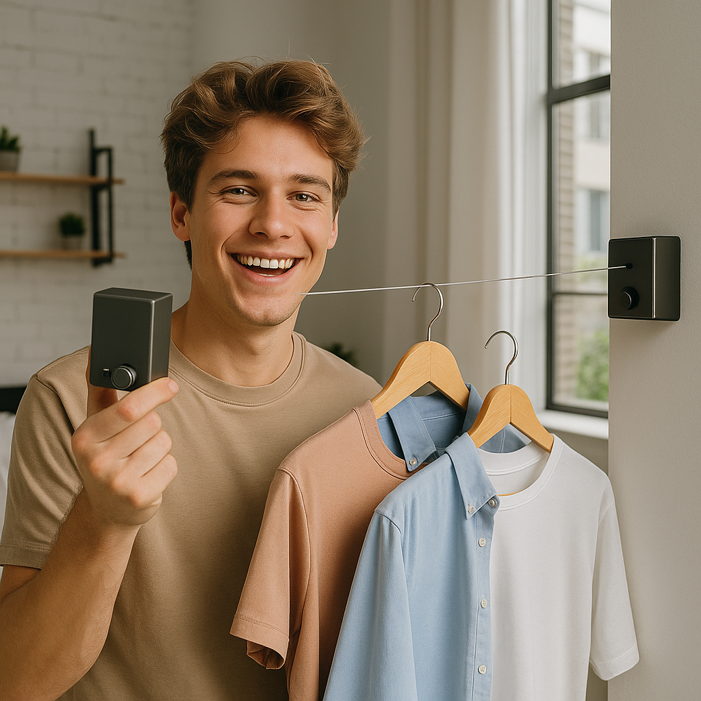 FlexLine Pro™| Altijd een waslijn bij de hand