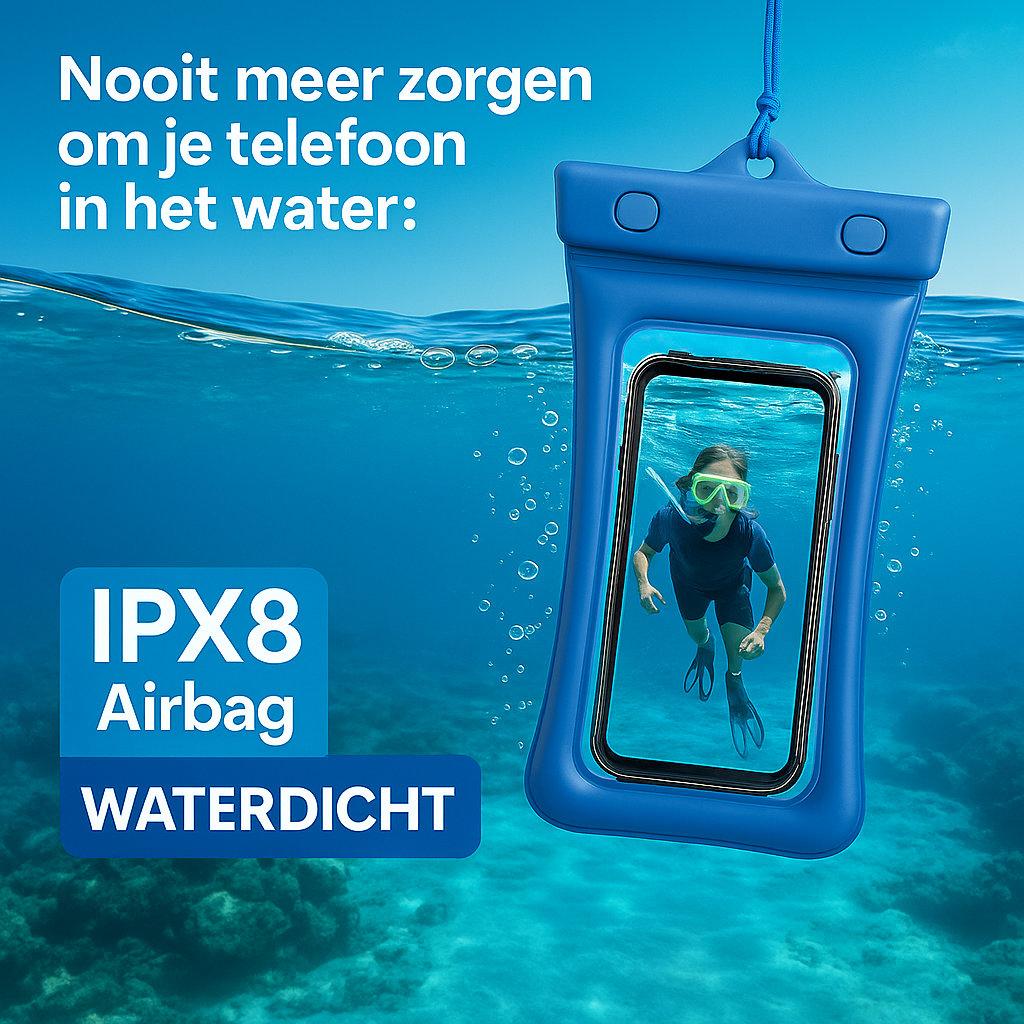 FloatCase™| Nooit meer zorgen om je telefoon in het water
