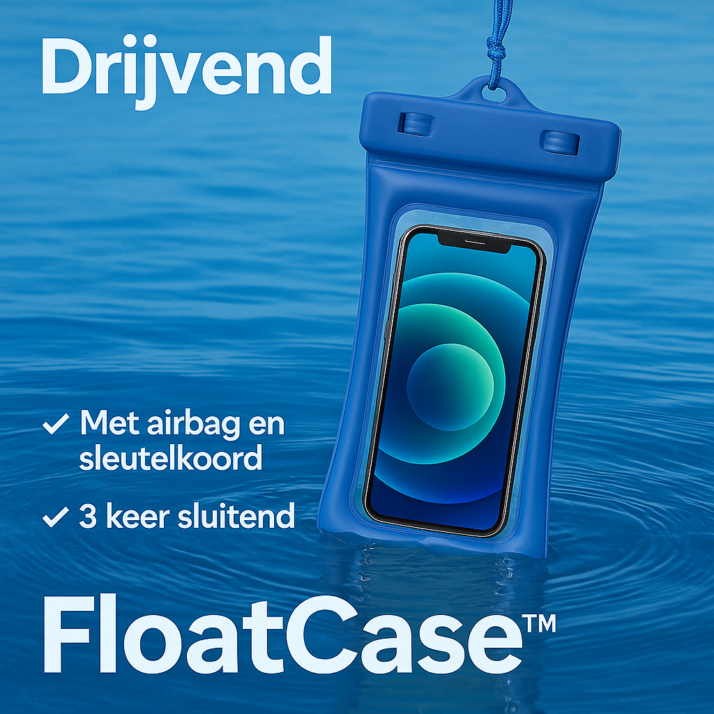 FloatCase™| Nooit meer zorgen om je telefoon in het water