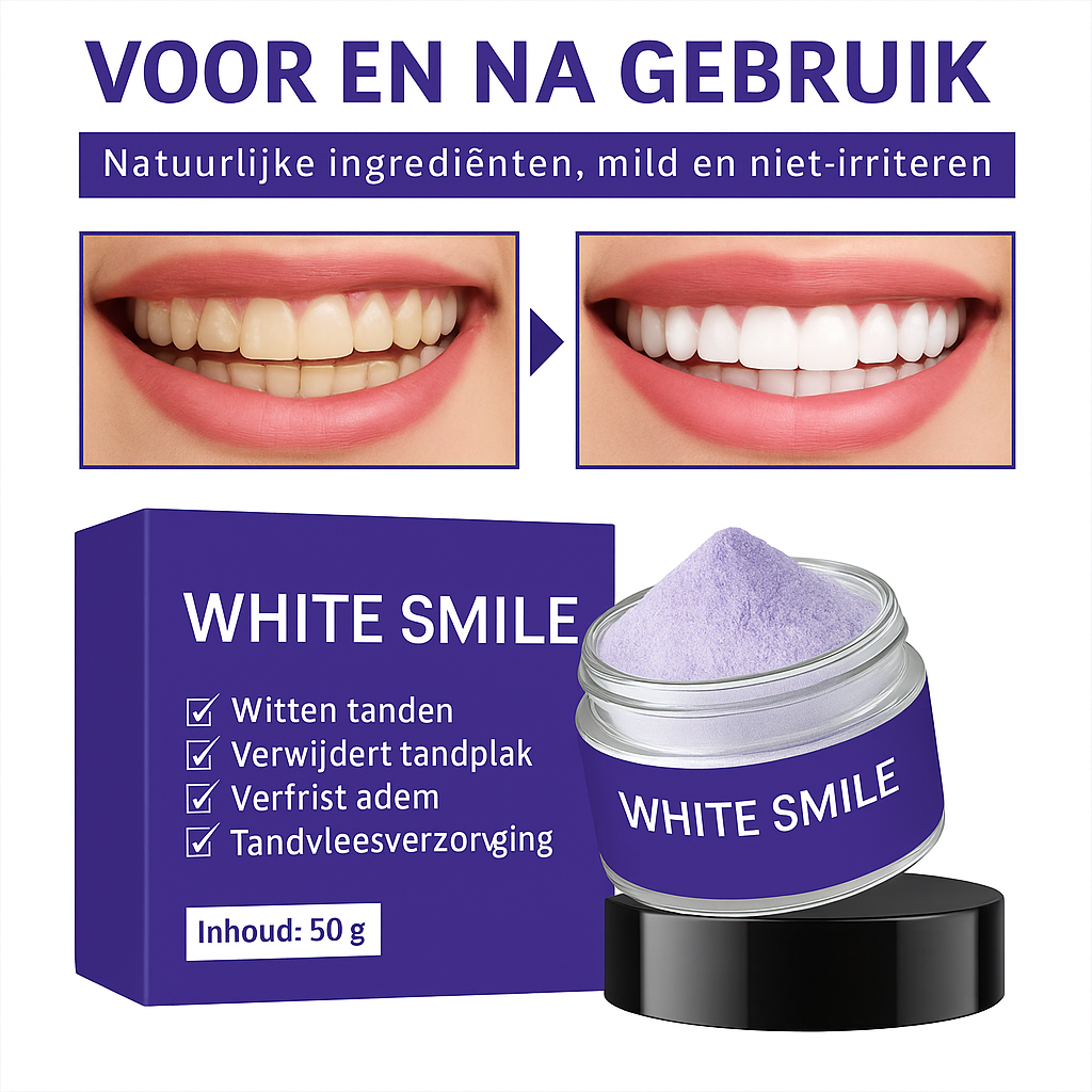 White Smile™| Stralend witte tanden