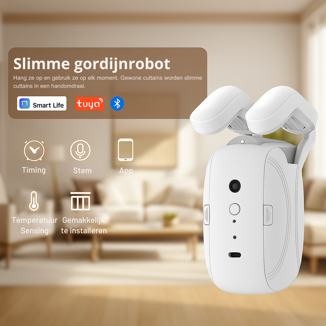 SmartGordijn Opener™ | Maak je gordijnen slim