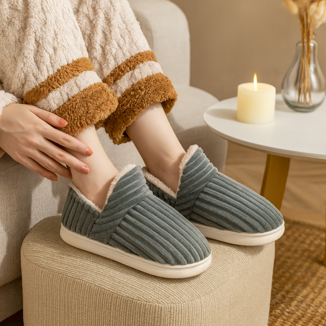 FluffiStep™ | Houd je voeten de hele dag warm en comfortabel