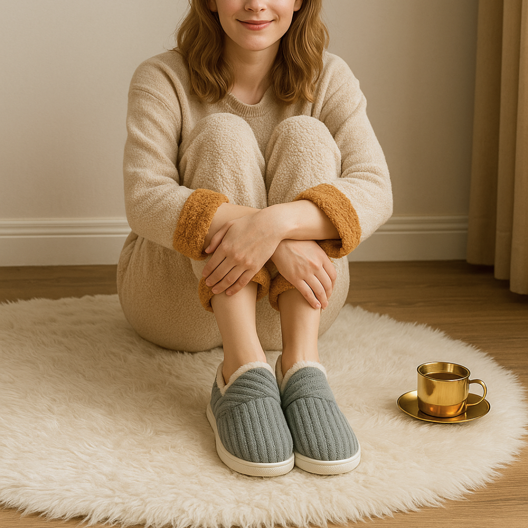 FluffiStep™ | Houd je voeten de hele dag warm en comfortabel