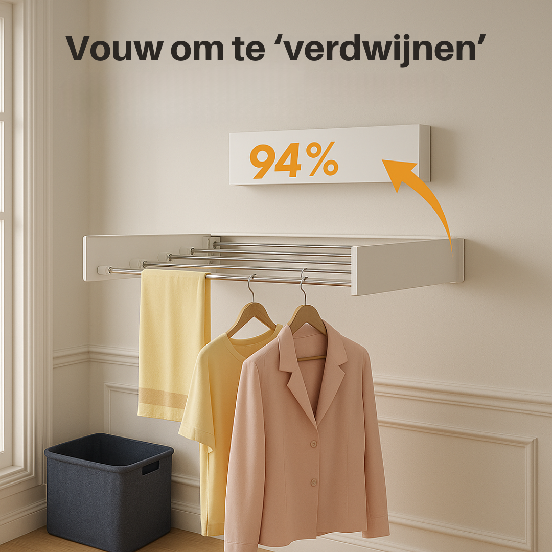 WallDry™ | Maximale droogruimte zonder het volume