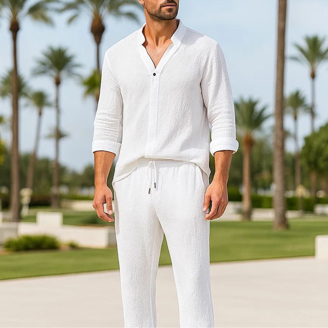ZomerSet Heren™ | Ademend Comfort voor Warme Dagen