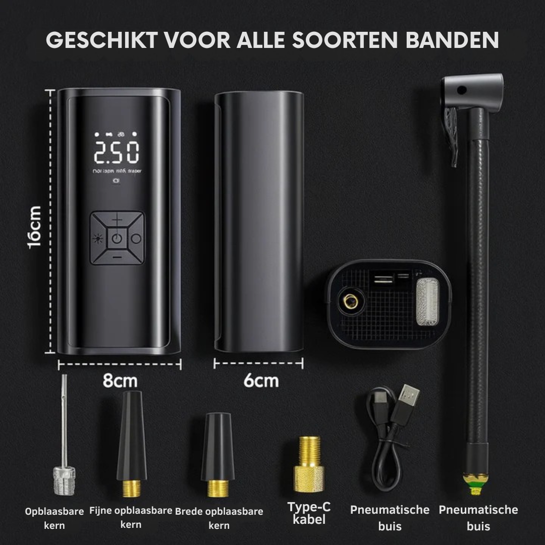 AirMaster Pro™ | Pomp je banden overal op