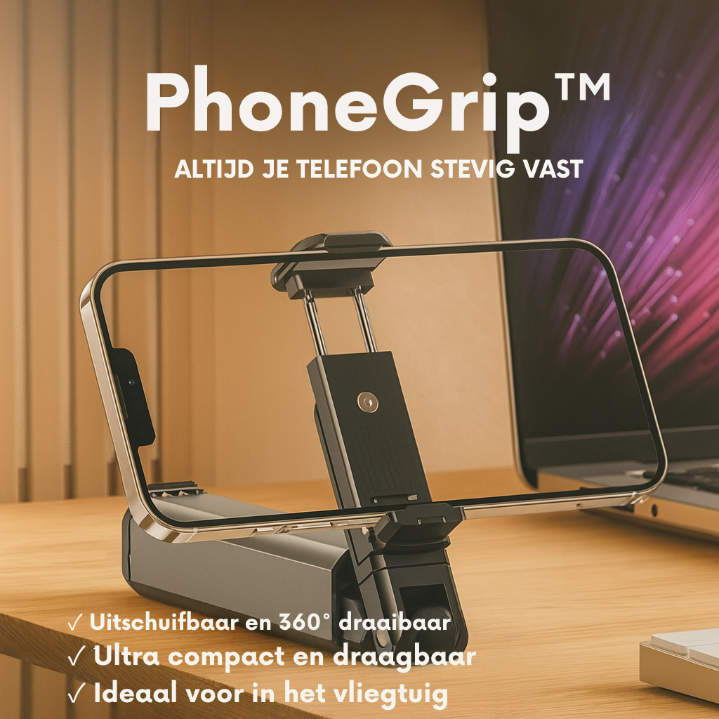 PhoneGrip™| Altijd je telefoon stevig vast