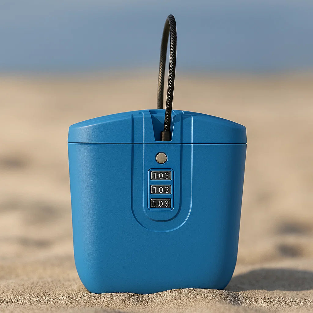 StrandKluisje™ | Bescherm je Waardevolle Spullen Waar Je Ook Gaat