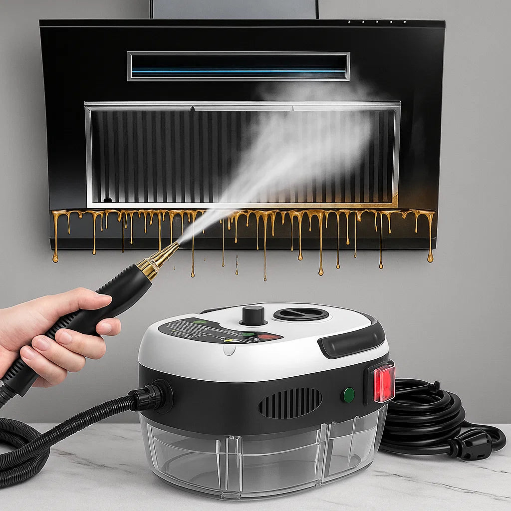 StoomKracht Pro™ | Dieptereiniging met Hoge Temperatuur Stoom