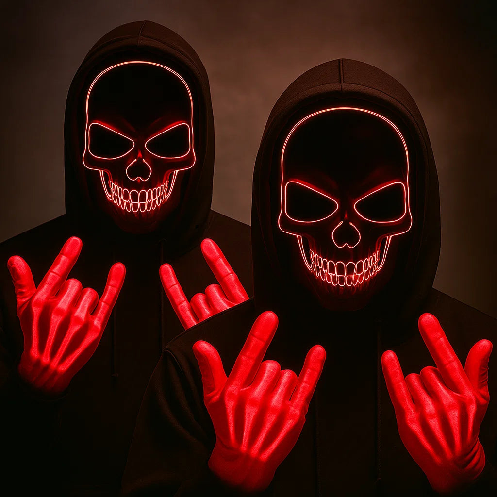GlowMask™ | Haunt de nacht in oplichtend licht