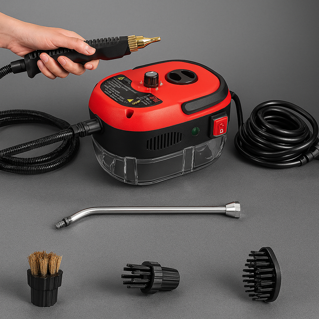 StoomKracht Pro™ | Dieptereiniging met Hoge Temperatuur Stoom